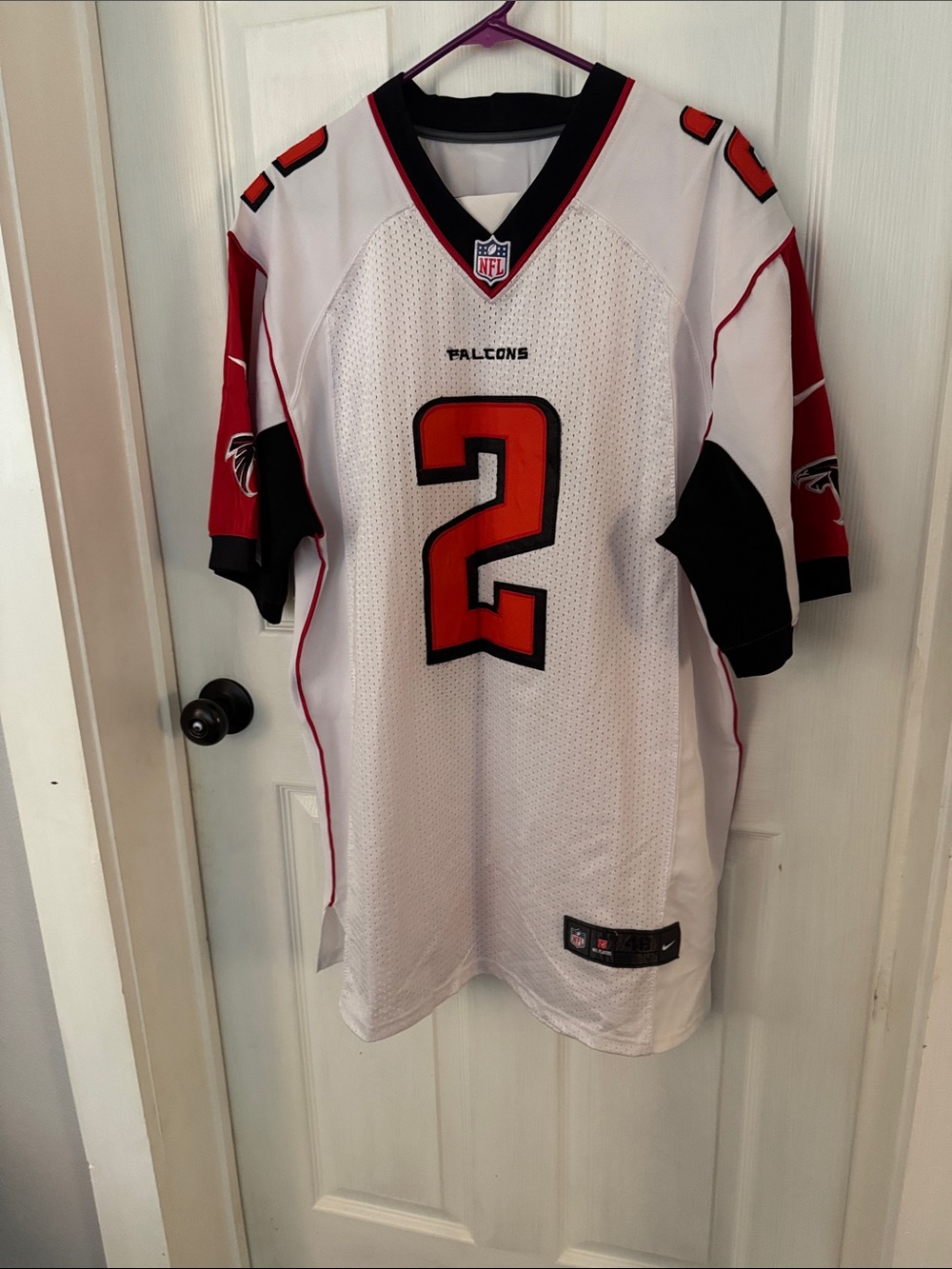 Nike White Red Black Atlanta Falcons #2 Football Jersey